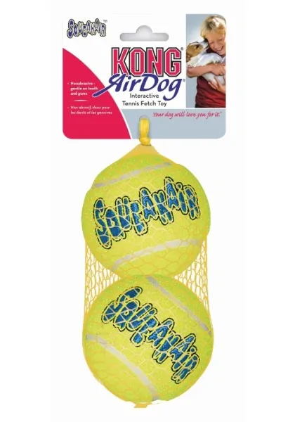 Juguetes Antiestres Perro  AST1 Kong Pelota Air Dog T-L 2 Unidades