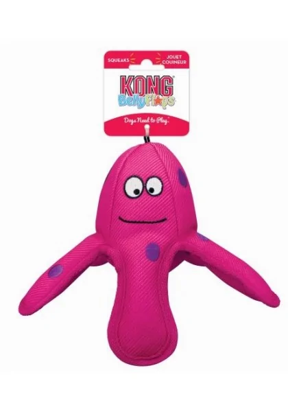 Juguetes Interactivos Perro  KONG  Belly Flops Octopus 18,5 cm