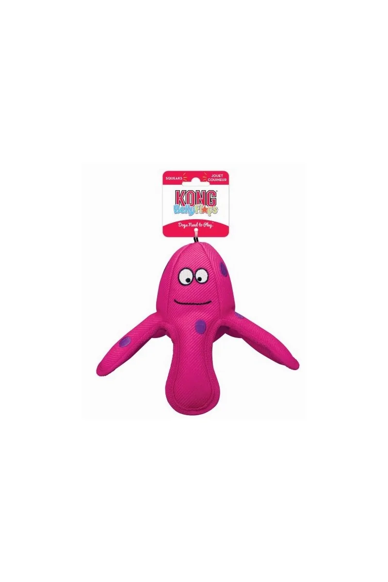 Juguetes Interactivos Perro  KONG  Belly Flops Octopus 18,5 cm