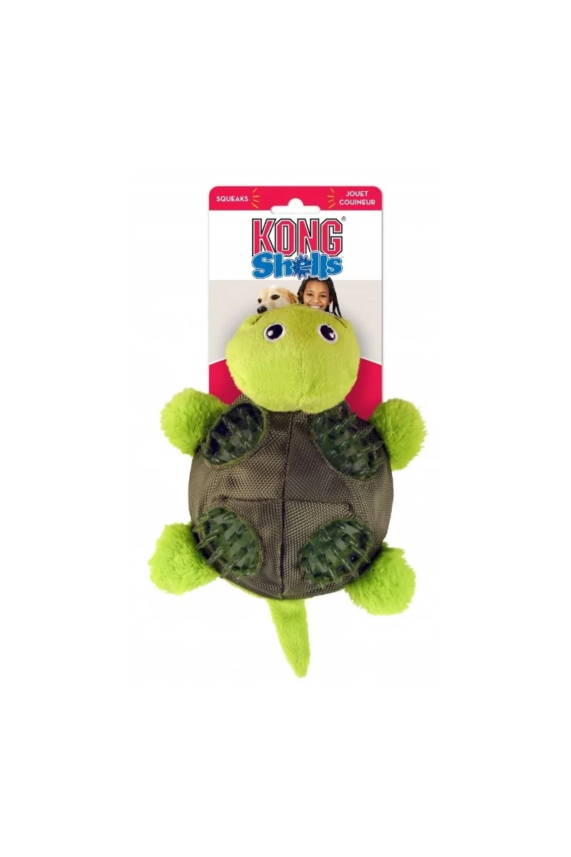 Juguetes Interactivos Perro  KONG Shells  Turtle T.S: 14 cm