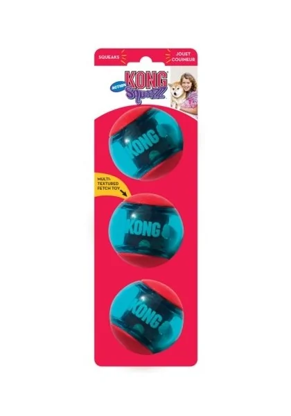 Juguetes Interactivos Perro  PSA33 Kong Squeezz Action S 8,26 x 5,08 x 25,40cm 108gr 3 und