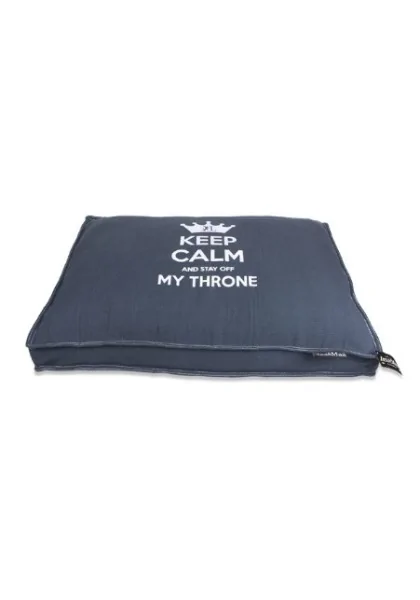 Funda Perro  Funda Boxbed Keep Calm Gris 90x65