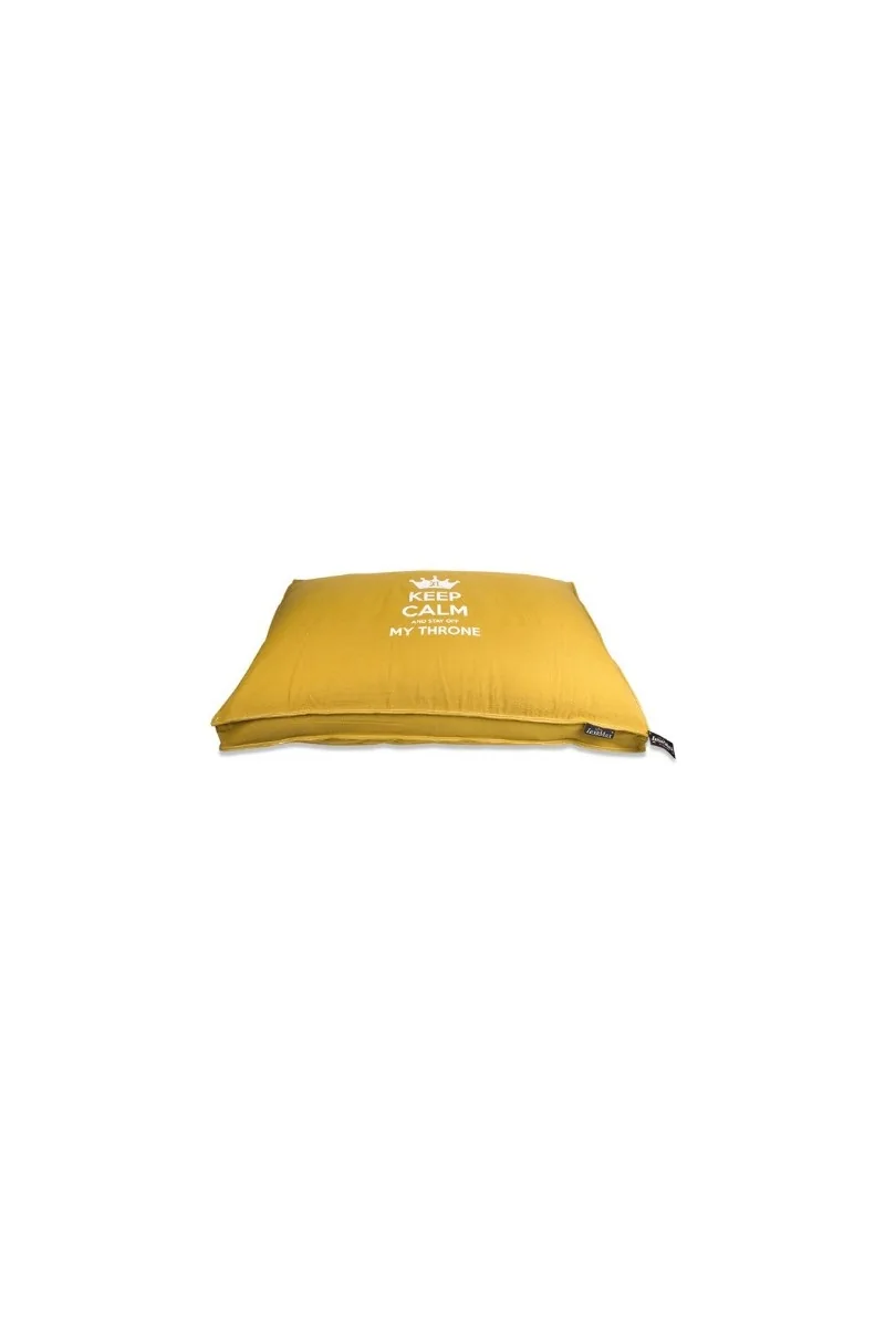 Funda Perro  Funda Boxbed Keep Calm Amarillo Miel 120X80