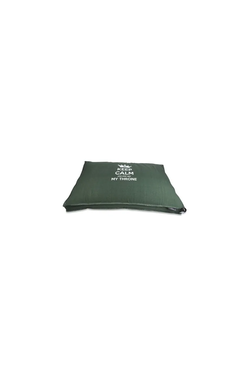 Funda Perro  Funda Boxbed Keep Calm Verde Oscuro 120X80