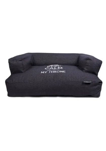 Funda Perro  Funda Sofa Keep Calm Negro 100X70X35