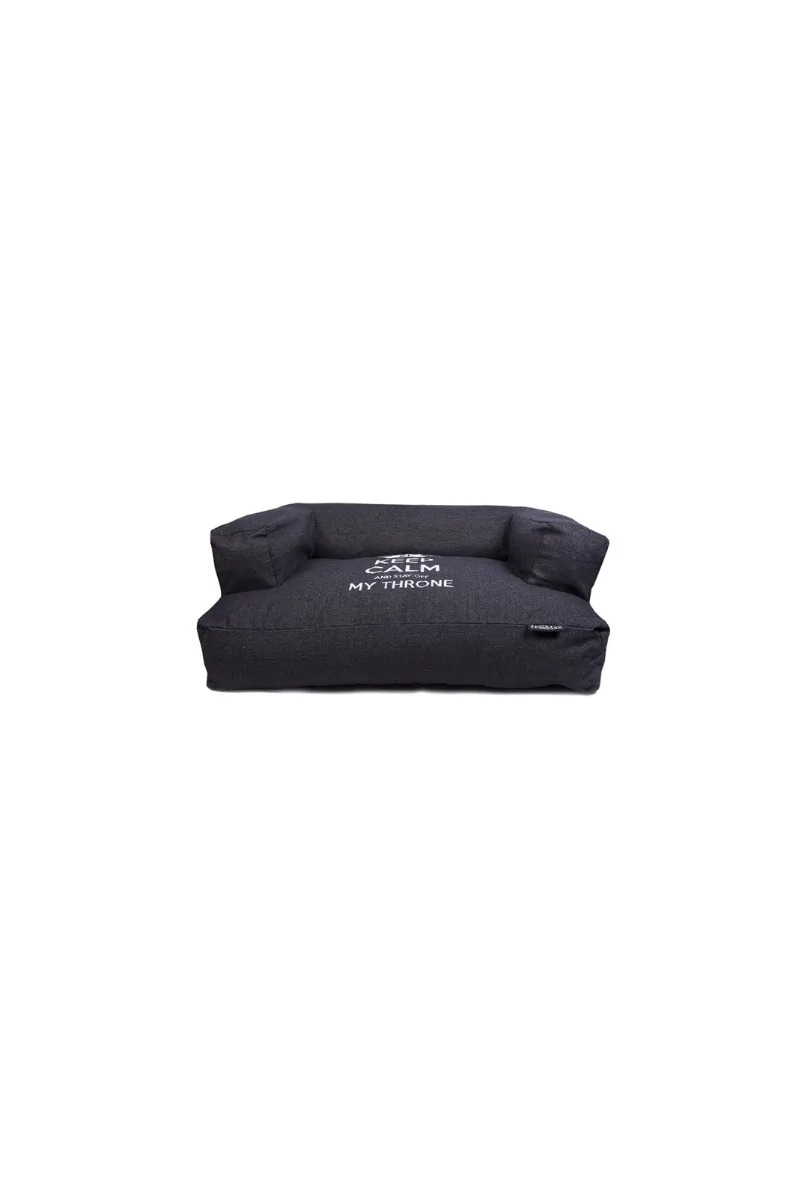 Funda Perro  Funda Sofa Keep Calm Negro 100X70X35