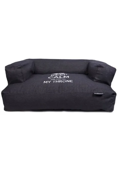 Funda Perro  Funda Sofa Keep Calm Negro 115X75X35