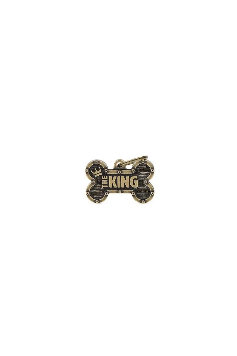 Chapas Perro  BH01CKE Hueso Bronx Gde King Latón Inglés