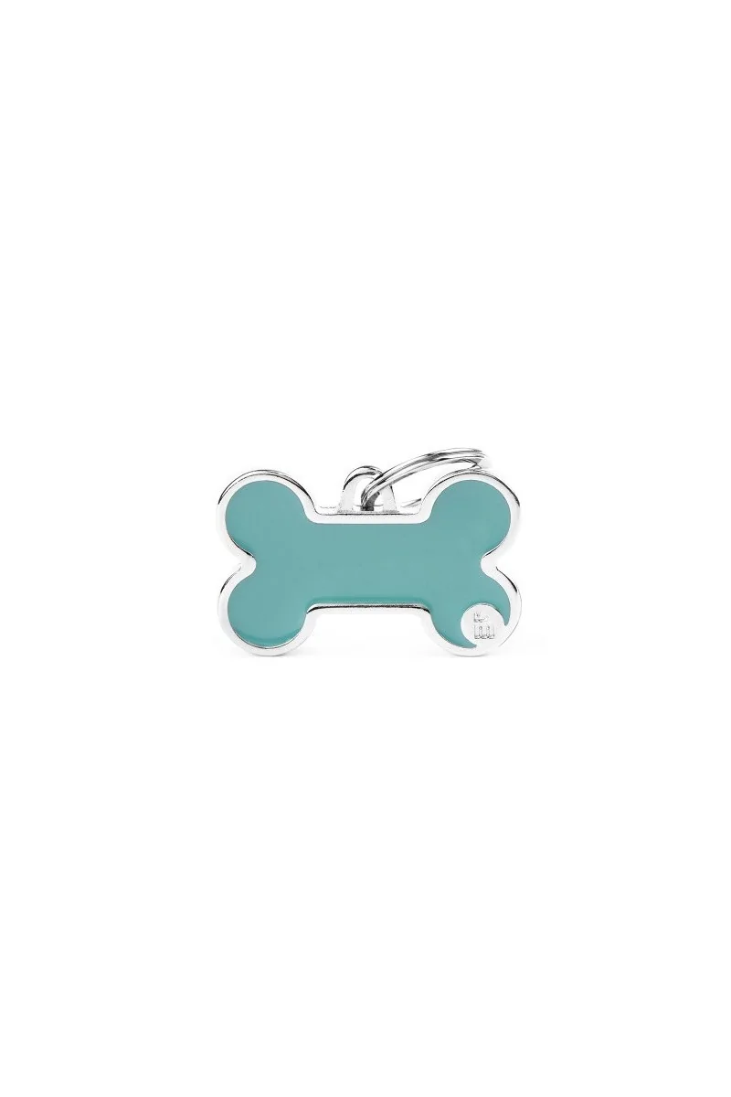 Chapas Perro  BH50LIGHTBLUE Basic Handmade Hueso Gde Celeste