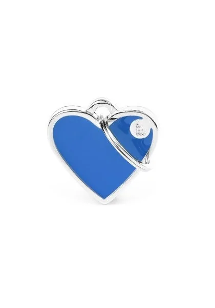 Chapas Perro  BH50SHBLUE Basic Handmade Corazón Peq Azul