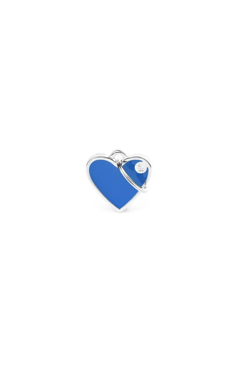 Chapas Perro  BH50SHBLUE Basic Handmade Corazón Peq Azul