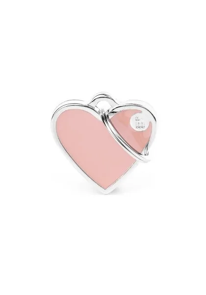 Chapas Perro  BH50SHPINK Basic Handmade Corazón Peq Rosa