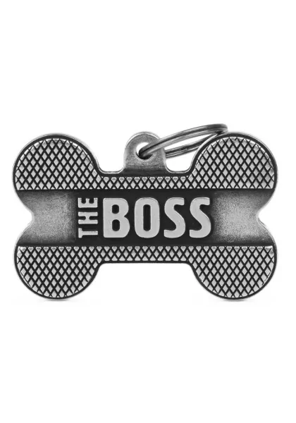 Chapas Perro  BH01CBOSSXLN Hueso Bronx XL Boss Nuevo Diseño