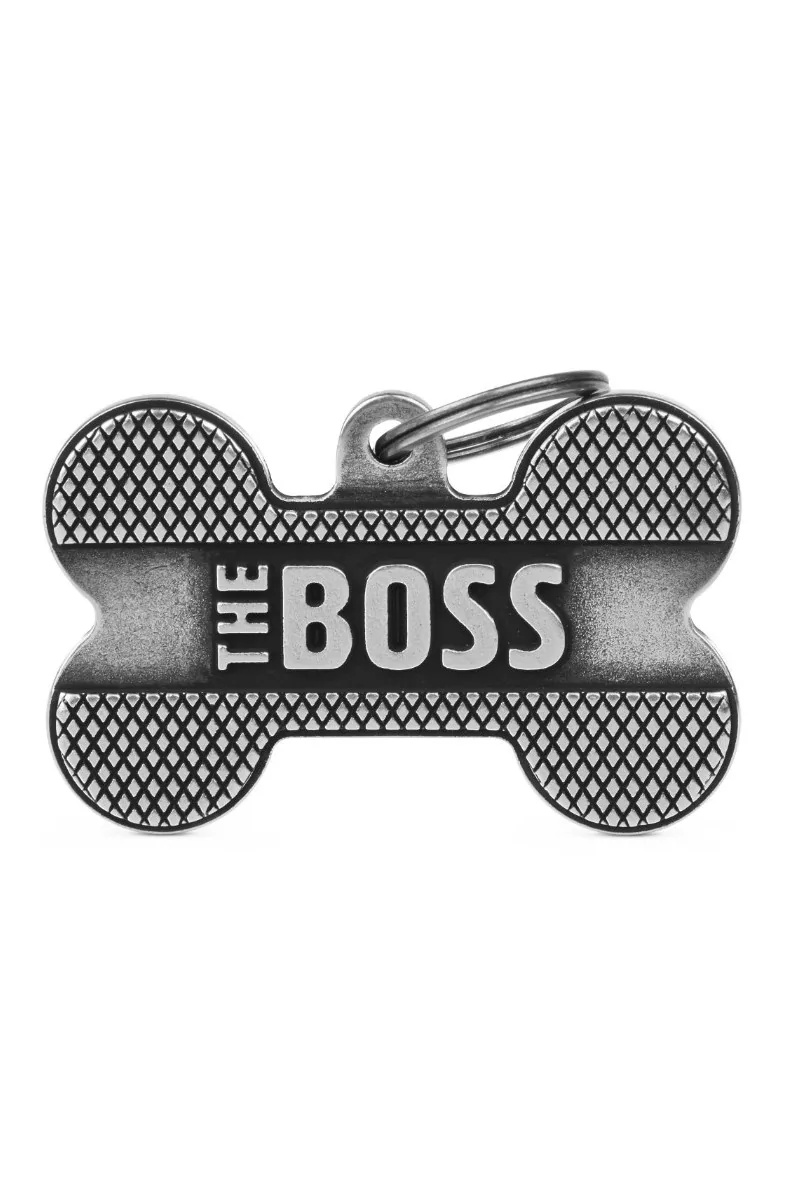 Chapas Perro  BH01CBOSSXLN Hueso Bronx XL Boss Nuevo Diseño