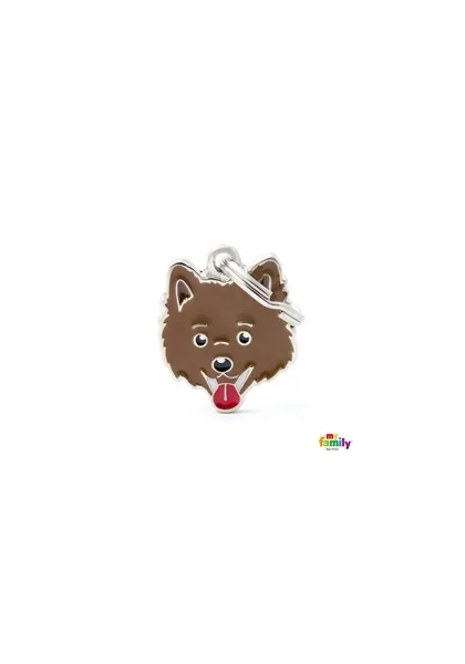 Chapas Perro  MF29BROWN Spitz Italiano MR