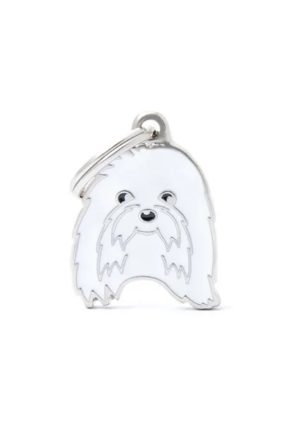 Chapas Perro  MF33 Maltese