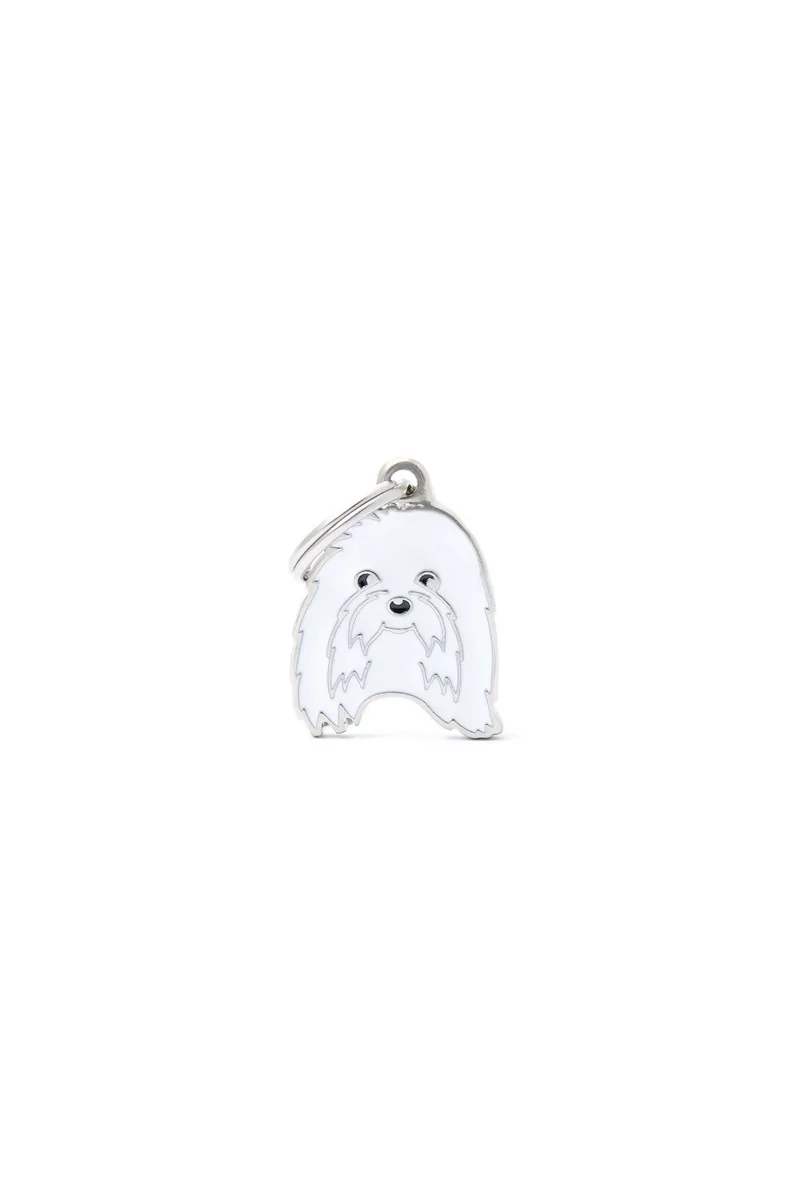 Chapas Perro  MF33 Maltese