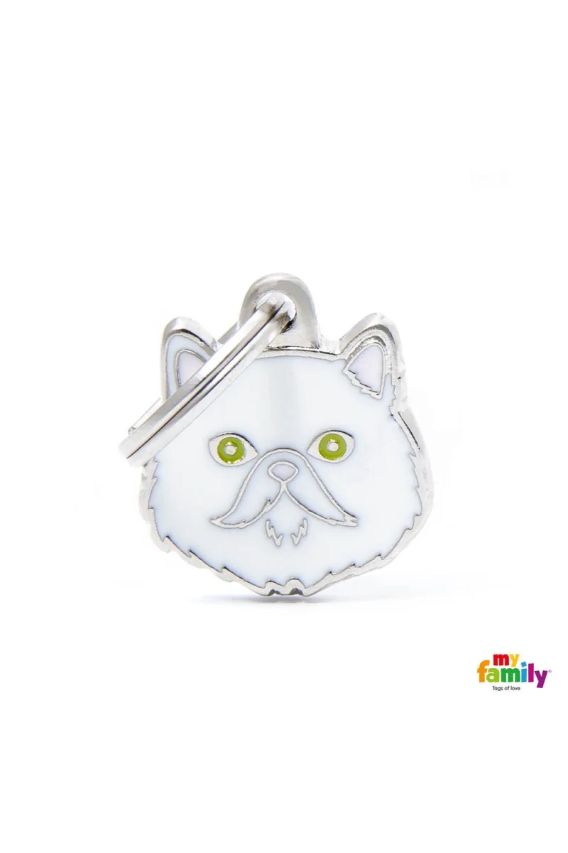 Chapas Gato  MF38WHITE Persa BCO