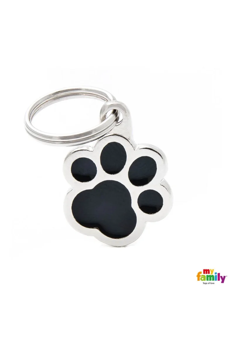 Chapas Gato,Perro  MF41BLACK Classic Huella NG