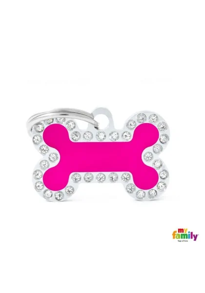 Chapas Perro  BH06GM Glam Hueso Peq RS