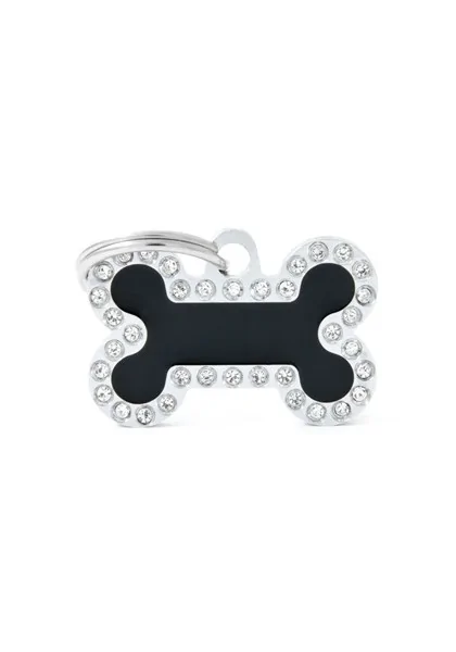 Chapas Perro  BH10GM Glam Hueso Peq NG