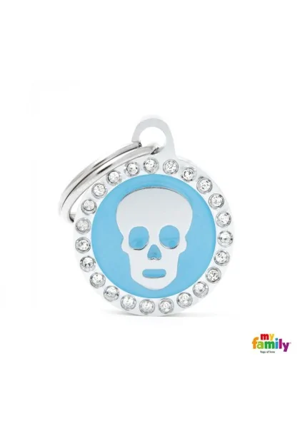 Chapas Gato,Perro  BH28GM06 Glam Calavera  AZ C