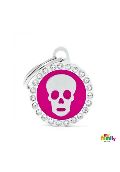 Chapas Gato,Perro  BH26GM06 Glam Calavera RS