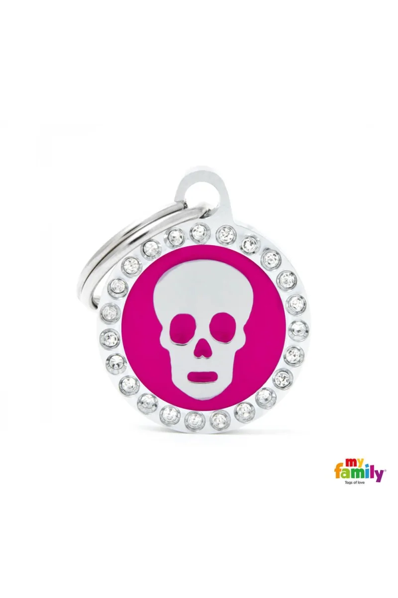 Chapas Gato,Perro  BH26GM06 Glam Calavera RS