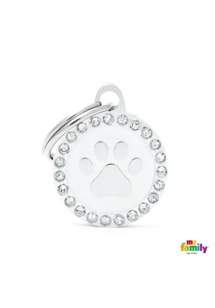 Chapas Gato,Perro  BH27Gm02 Glam Huella  BCO