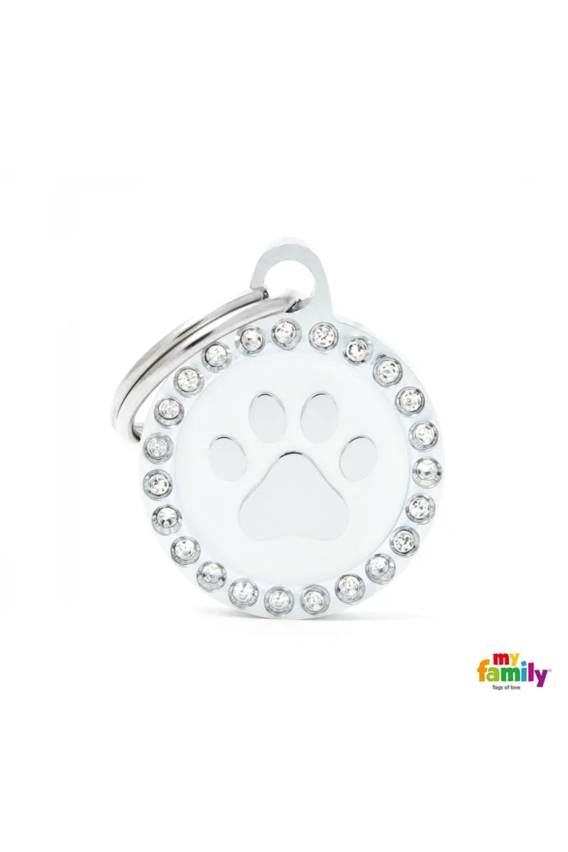 Chapas Gato,Perro  BH27Gm02 Glam Huella  BCO