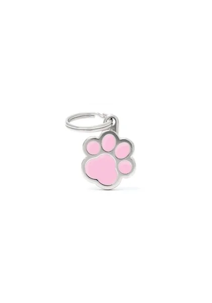 Chapas Gato,Perro  CL06PINK Huella Gde RS