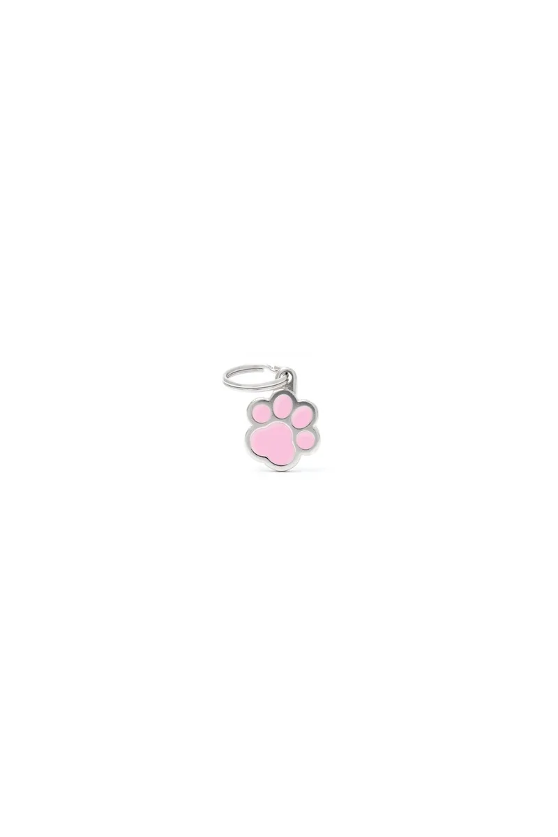 Chapas Gato,Perro  CL06PINK Huella Gde RS