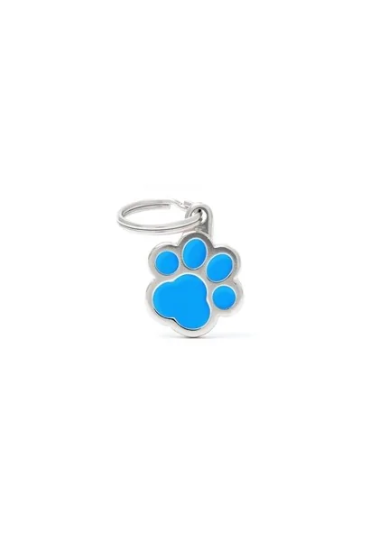 Chapas Gato,Perro  CL06LIGHTBLUE Huella Gde AZ C