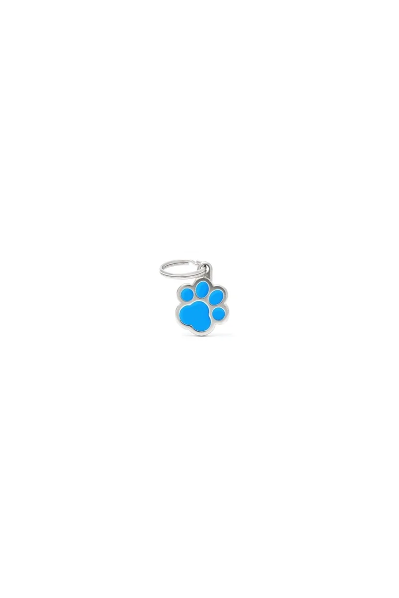 Chapas Gato,Perro  CL06LIGHTBLUE Huella Gde AZ C