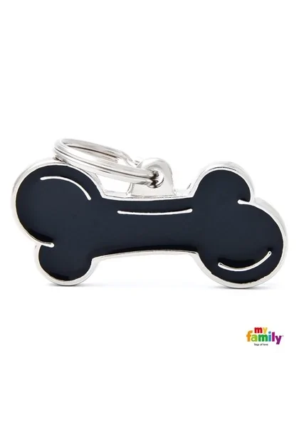 Chapas Perro  BH01BLACK Hueso XL NG