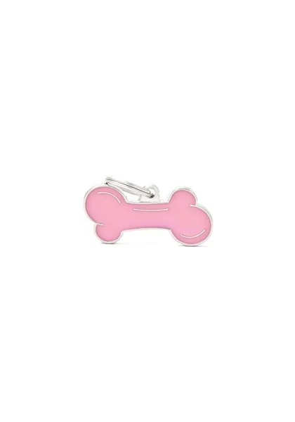 Chapas Perro  MF42BIGPINK Classic Hueso Gde RS