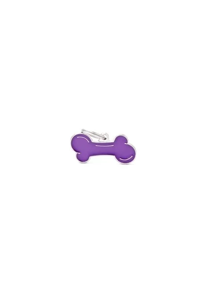 Chapas Perro  MF42SMALLPURPLE Classic Hueso Peq LIL