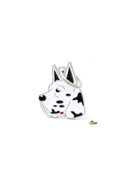 Chapas Perro  MF01ARLE Gran Danes Arlequin