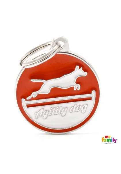 Chapas Perro  CH15RED Perro Agility RJ *DX*