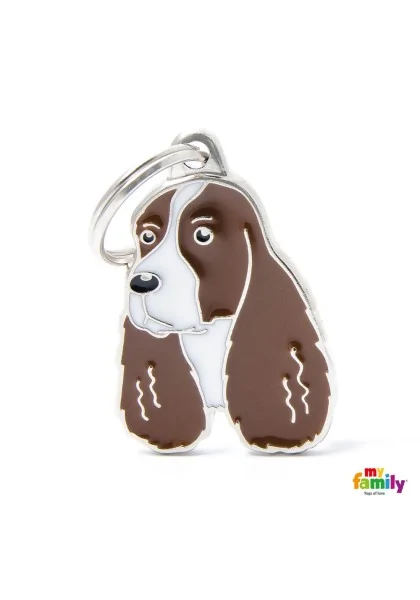 Chapas Perro  MF87WHITEBROWN Springer Spaniel MR/BCO