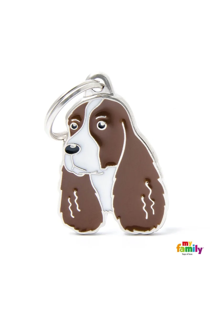 Chapas Perro  MF87WHITEBROWN Springer Spaniel MR/BCO