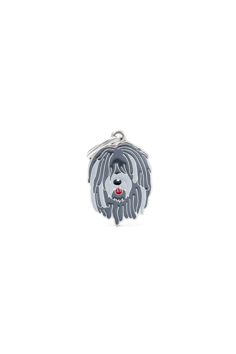 Chapas Perro  MF90 Bergamasco Shepherd