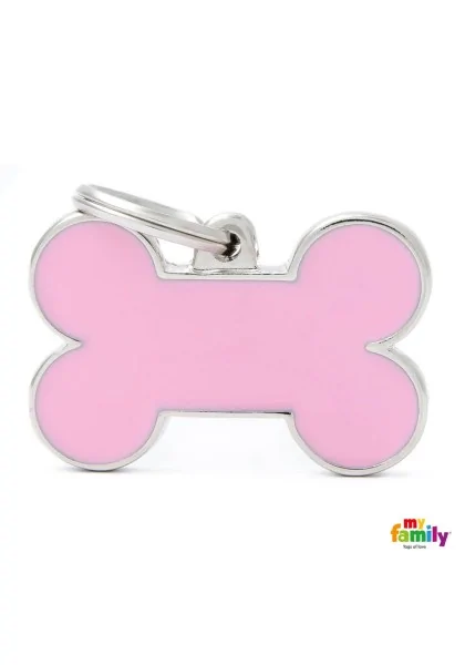 Chapas Perro  BH01 Basic Hueso Gde RS