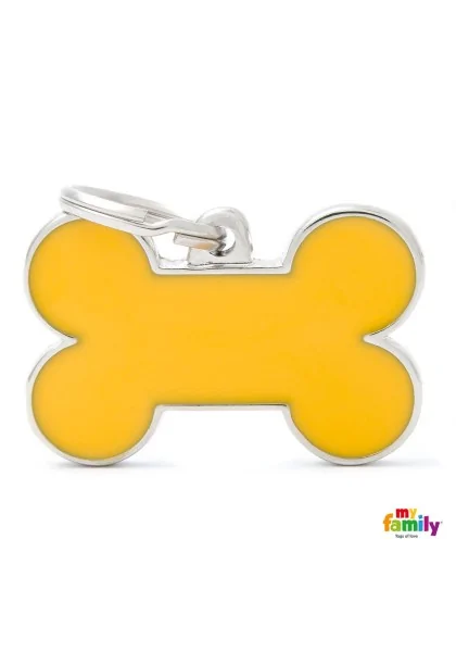 Chapas Perro  BH02 Basic Hueso Gde AM