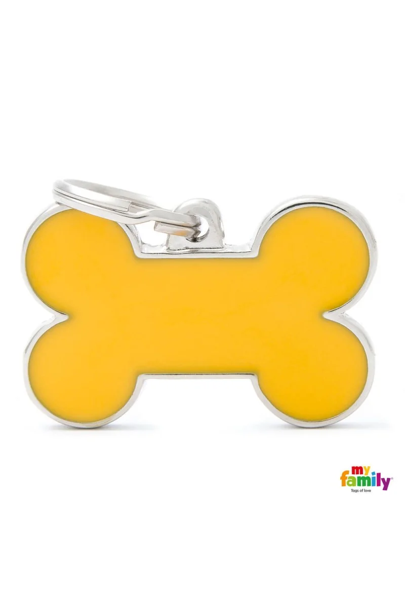 Chapas Perro  BH02 Basic Hueso Gde AM