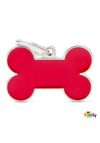 Chapas Perro  BH05 Basic Hueso Gde RJ *DX*