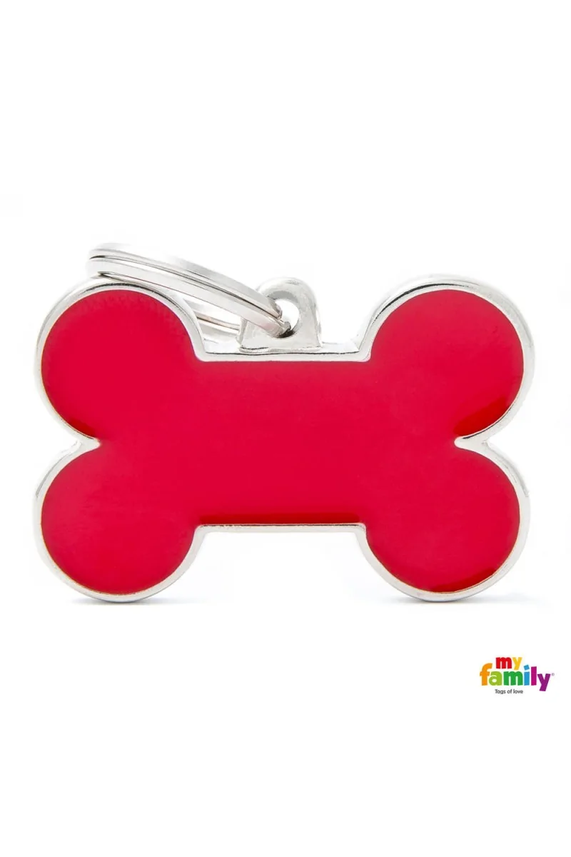 Chapas Perro  BH05 Basic Hueso Gde RJ *DX*