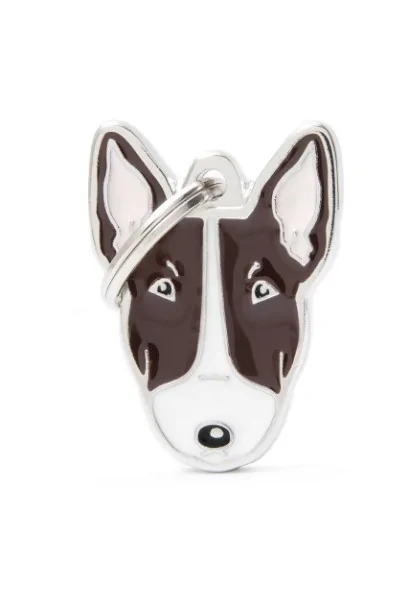 Chapas Perro  Mf21Nbrown Bull Terrier Marron