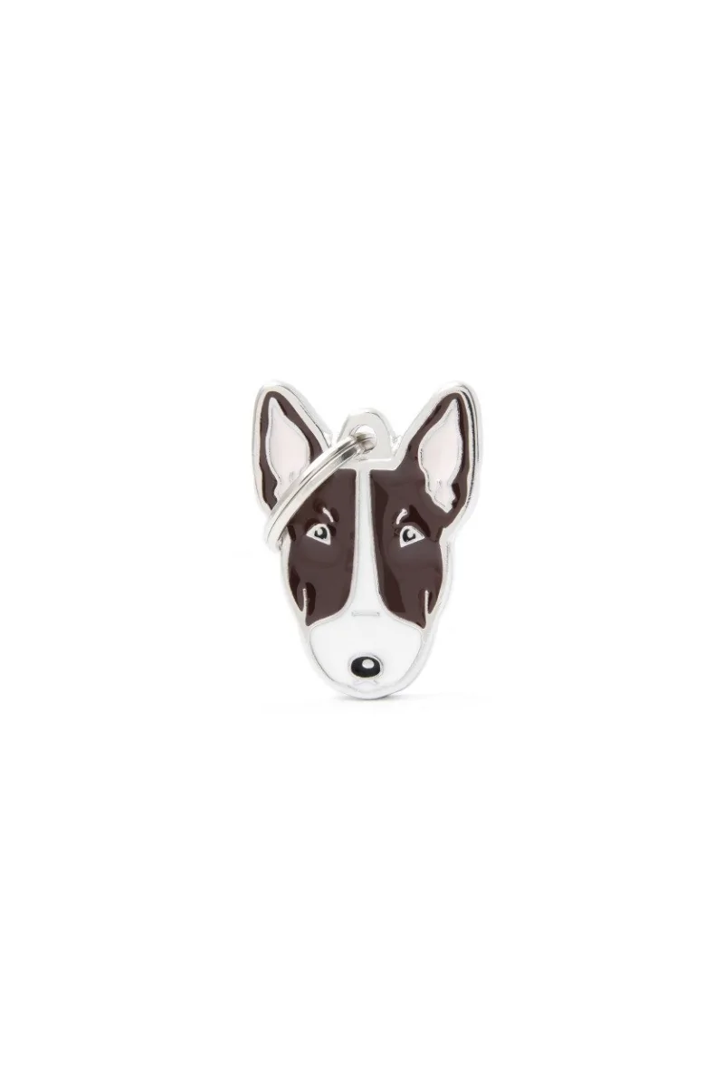 Chapas Perro  Mf21Nbrown Bull Terrier Marron