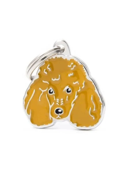 Chapas Perro  MF20Norange Caniche Naranja